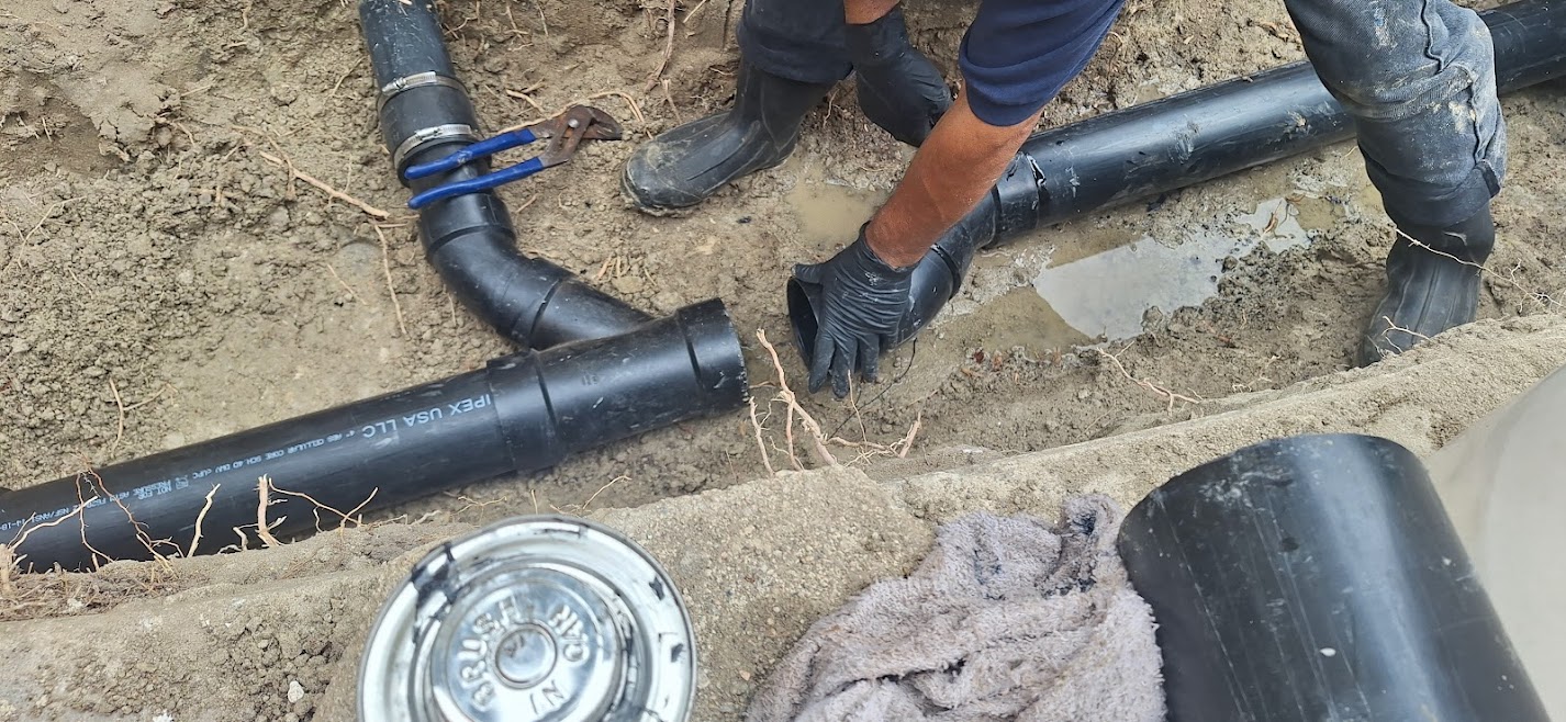 Sewer line repaired
